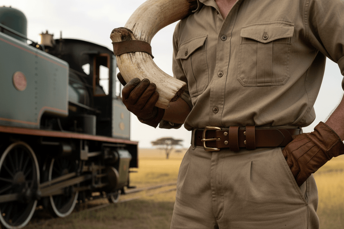 F. Hutton: La Cintura Ispirata all'Avventuriero di "La mia Africa" - Wally