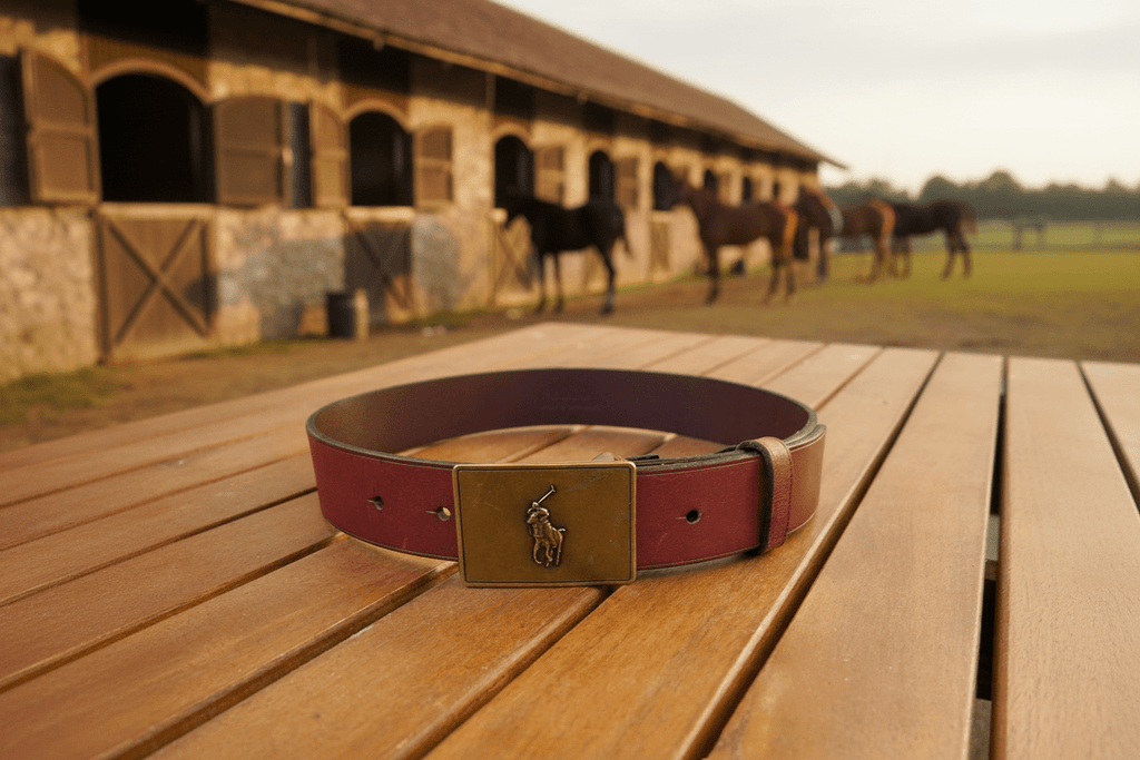 Cintura Ralph Lauren kids placca Pony - Wally