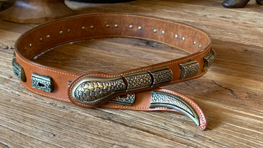 SNAKE BELT – Cintura Western Serpente a Sonagli - Wally