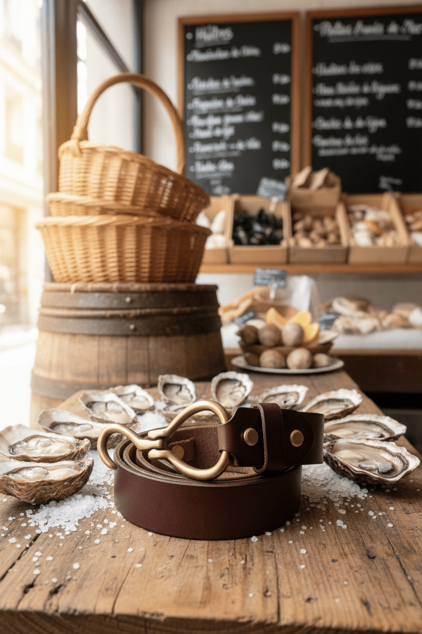Wally Hook – Cintura Artigianale in Cuoio con Fibbia a Gancio - Wally