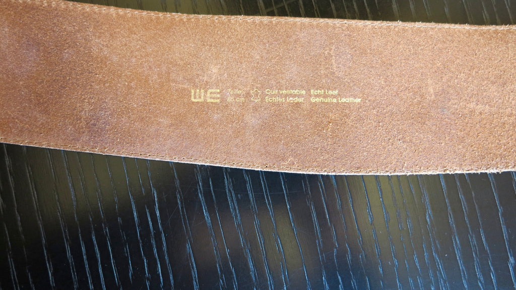 WIDE LEATHER BELT - Wally