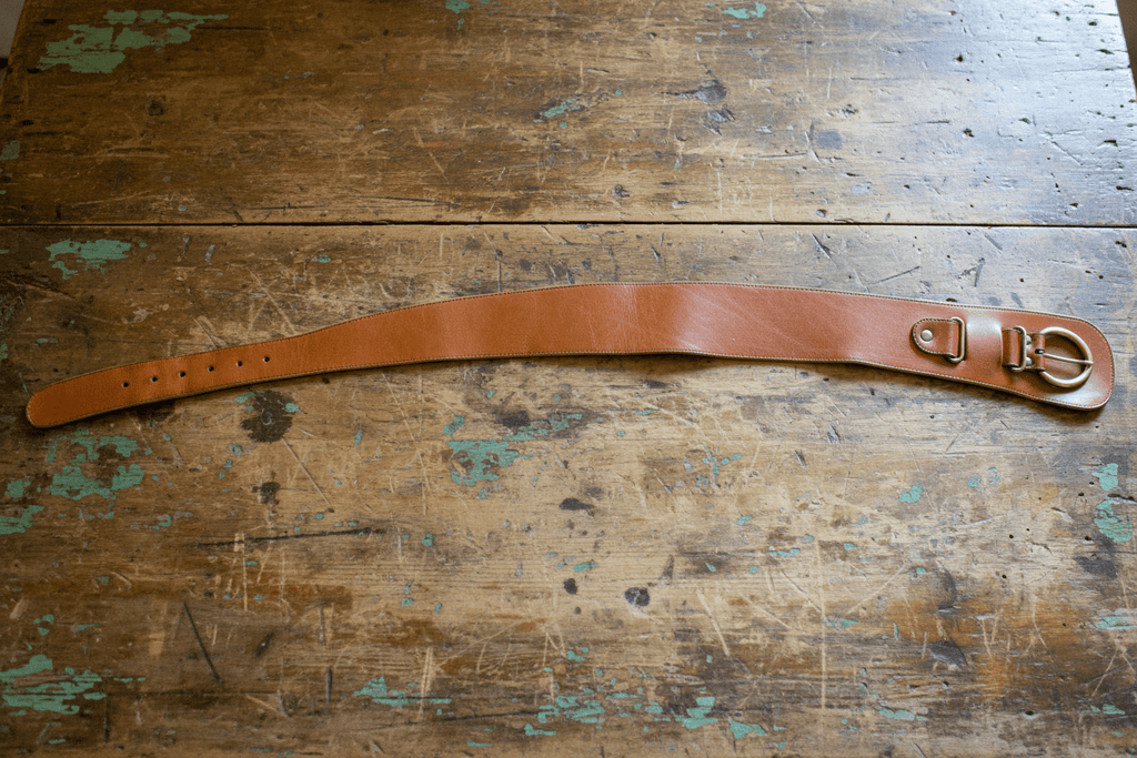 WIDE LEATHER BELT - Wally